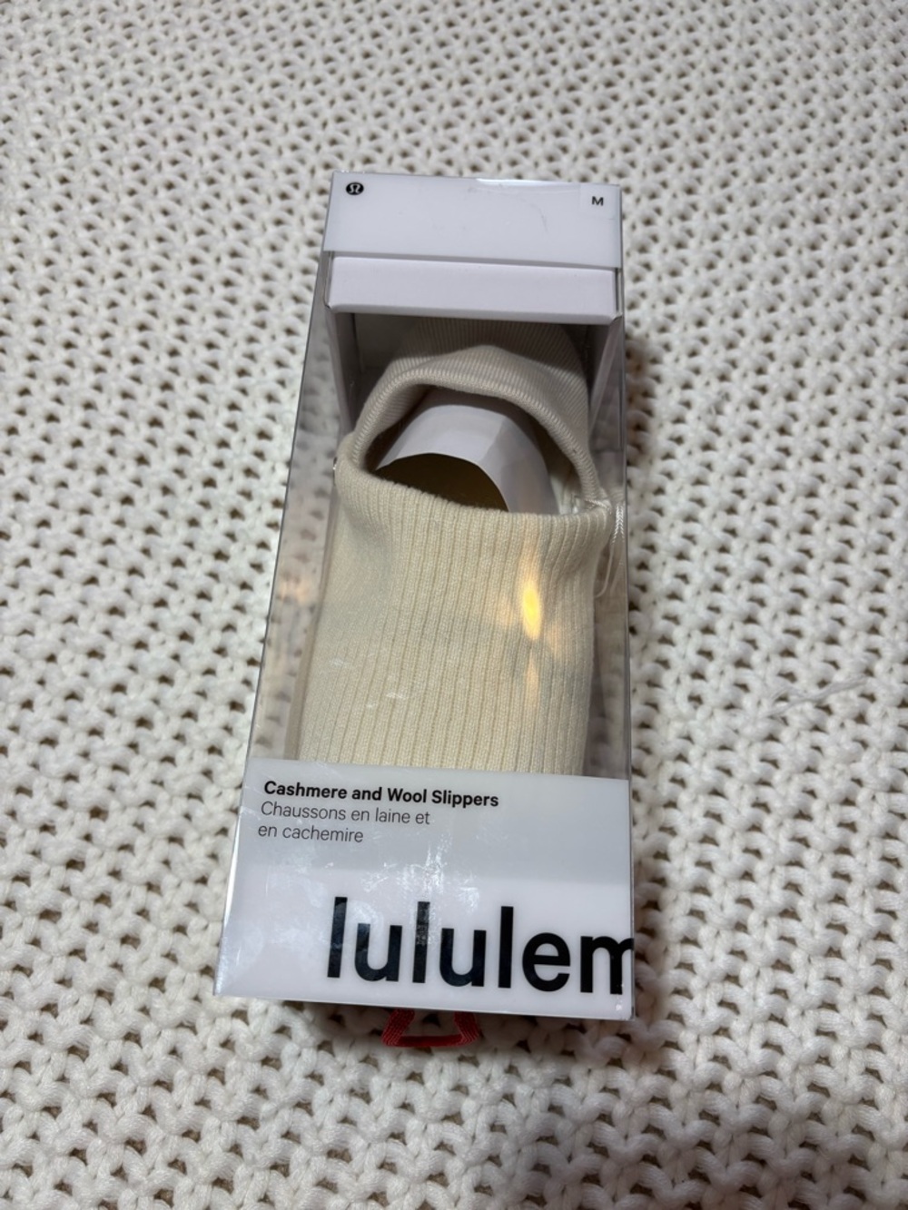 lululemon cashmere and wools slippers